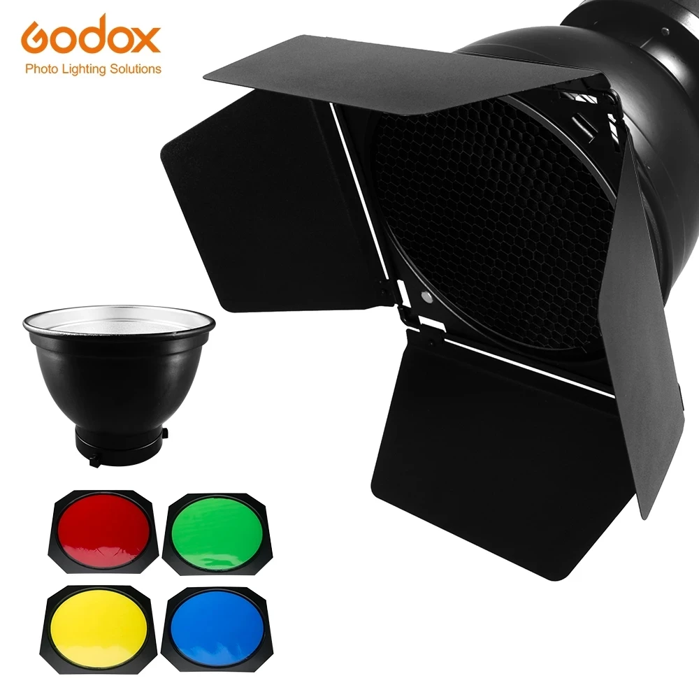 Godox BD-04 Barn Door Standard - Honeycomb Grid Filter recensie en prijs
