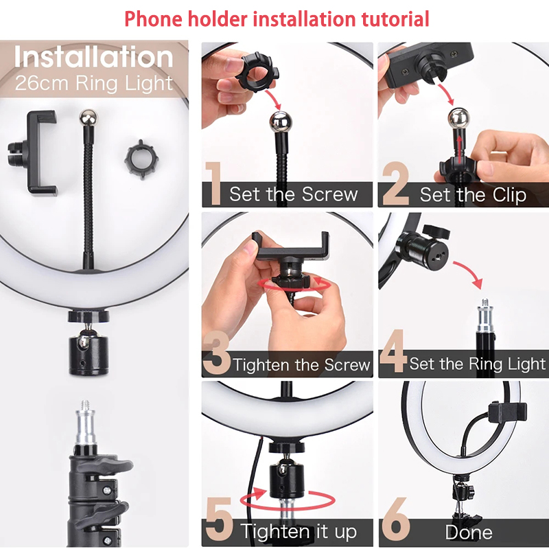 16/26/33cm Selfie Ring Light P - Photography Lighting Product recensie en prijs