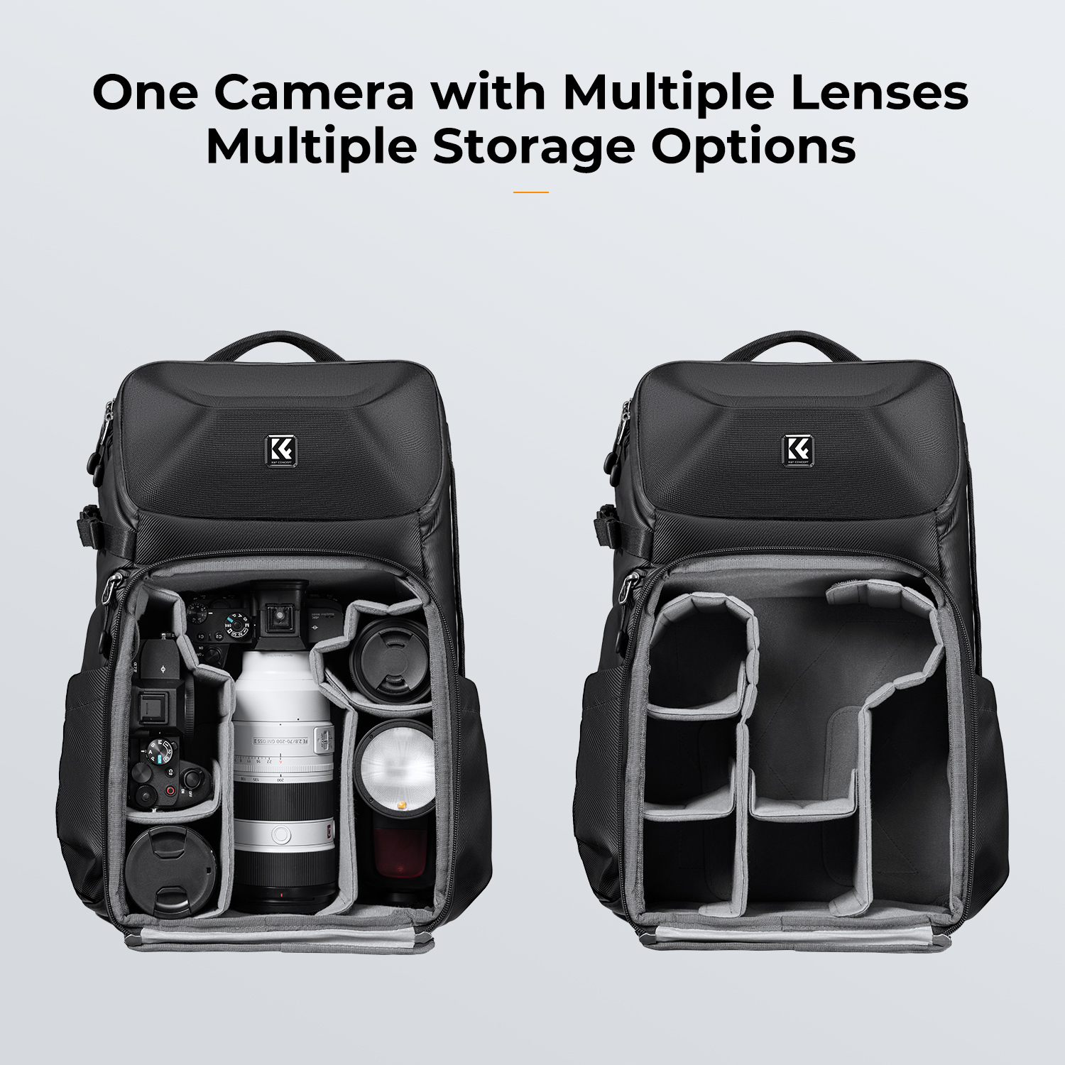 K&F CONCEPT 20L Camera Backpac - Photography Lighting Bag recensie en prijs
