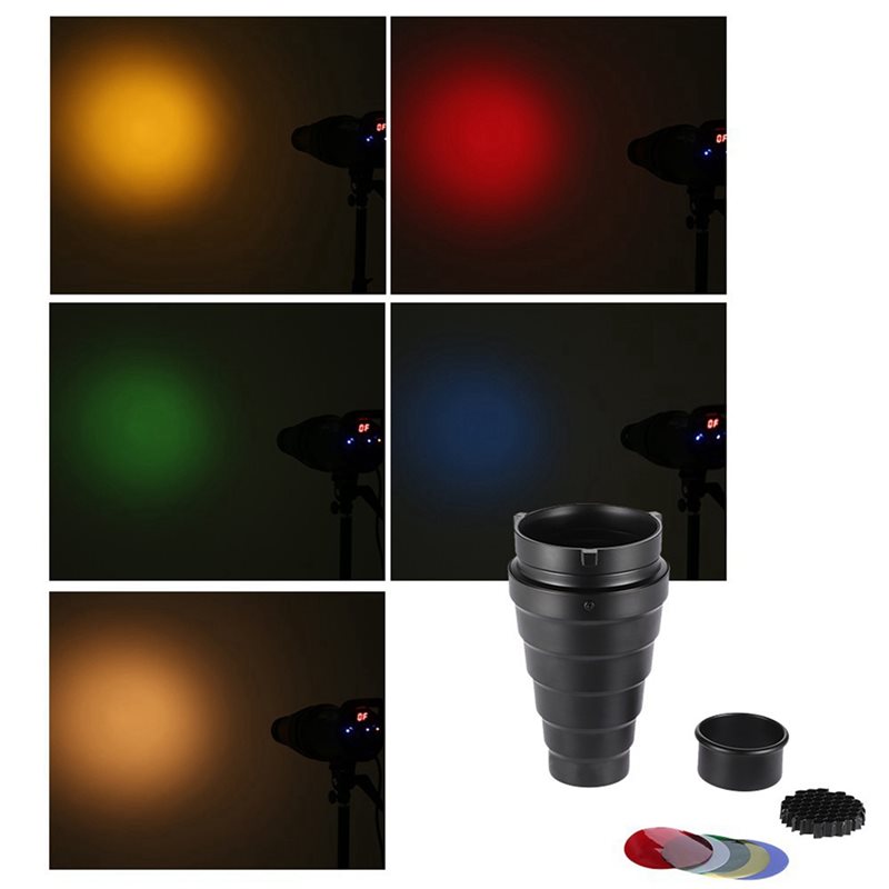 A52T 3X Conical Snoot With Hon - Honeycomb Grid Filter recensie en prijs