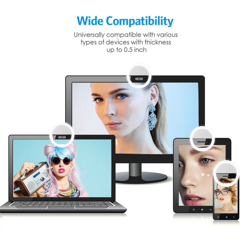 USB Rechargeable LED Selfie Ri - Photography Lighting Product recensie en prijs
