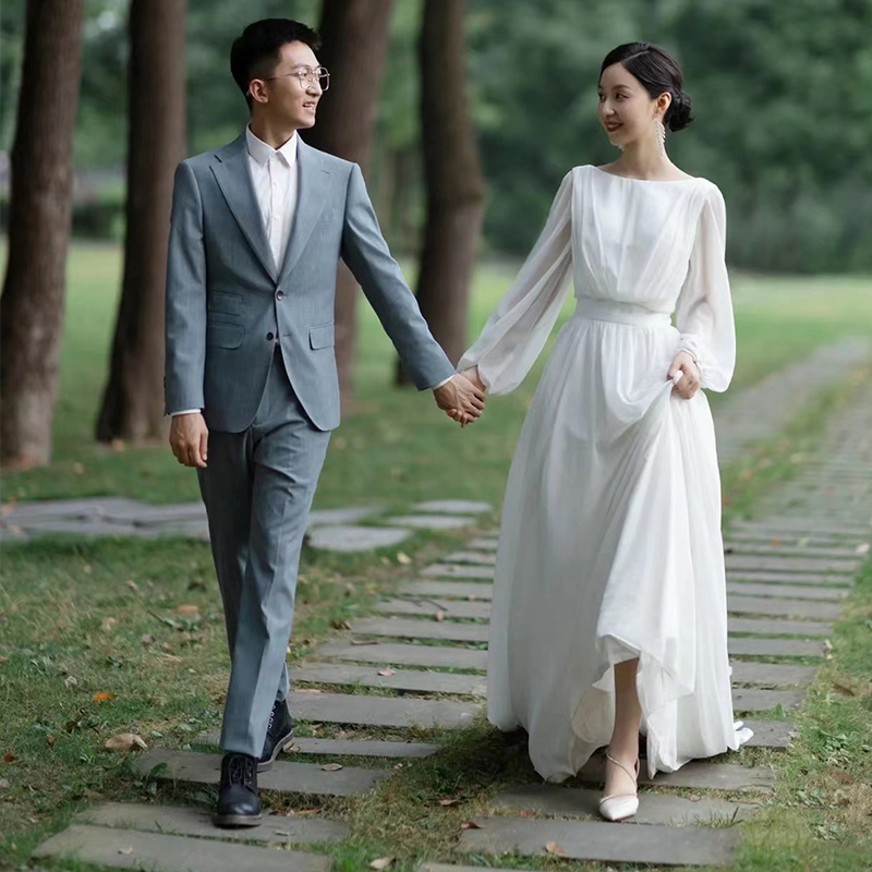 Light Wedding Dress Simple Ele - Vintage Photography Lighting recensie en prijs