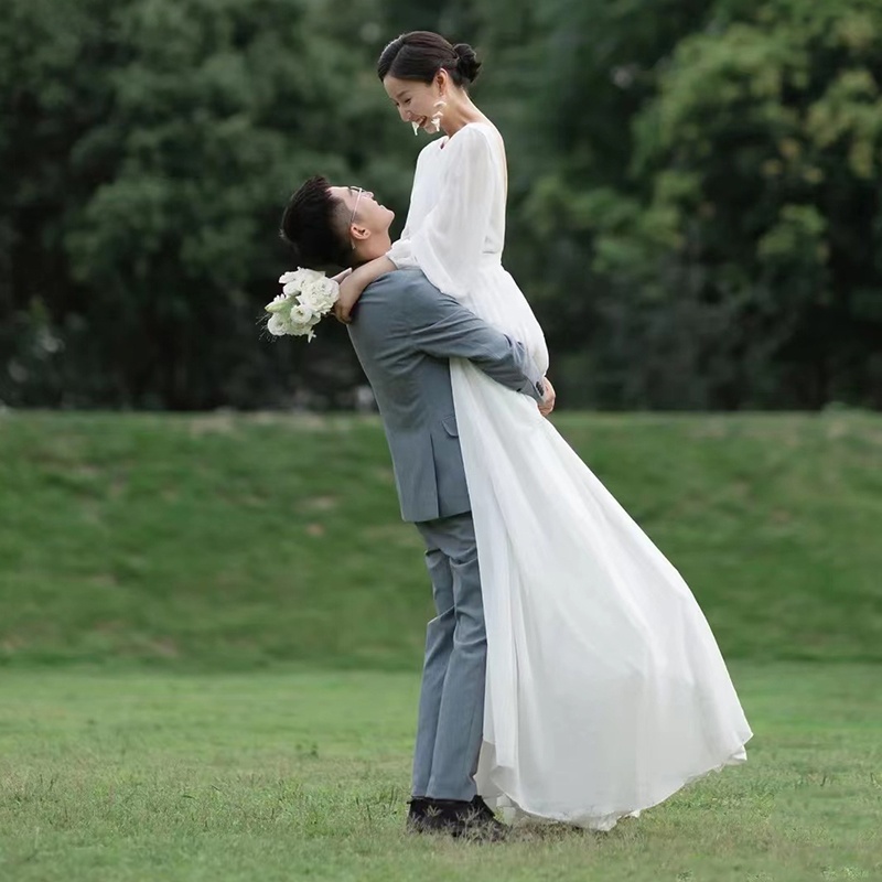 Light Wedding Dress Simple Ele - Vintage Photography Lighting recensie en prijs