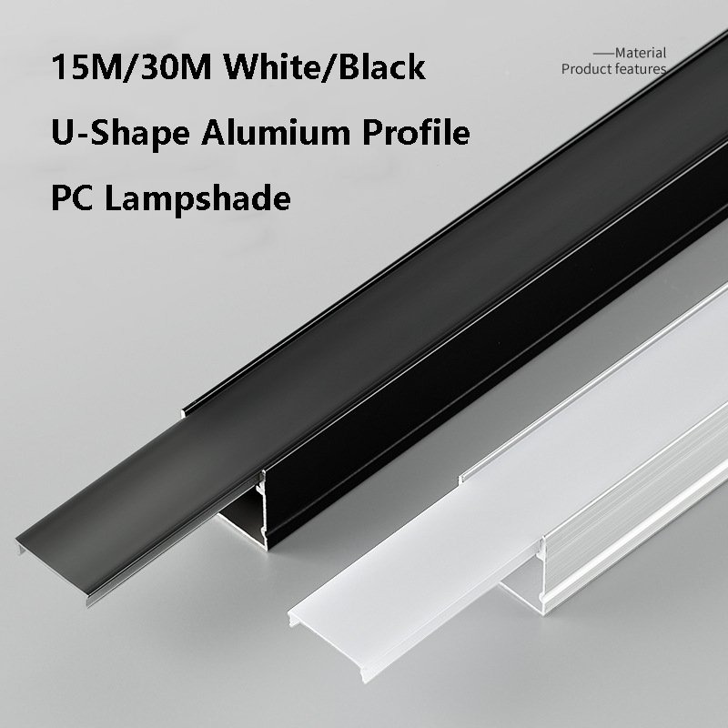 White/Black U-Shape Alumium Pr - Diffusion Material Roll recensie en prijs