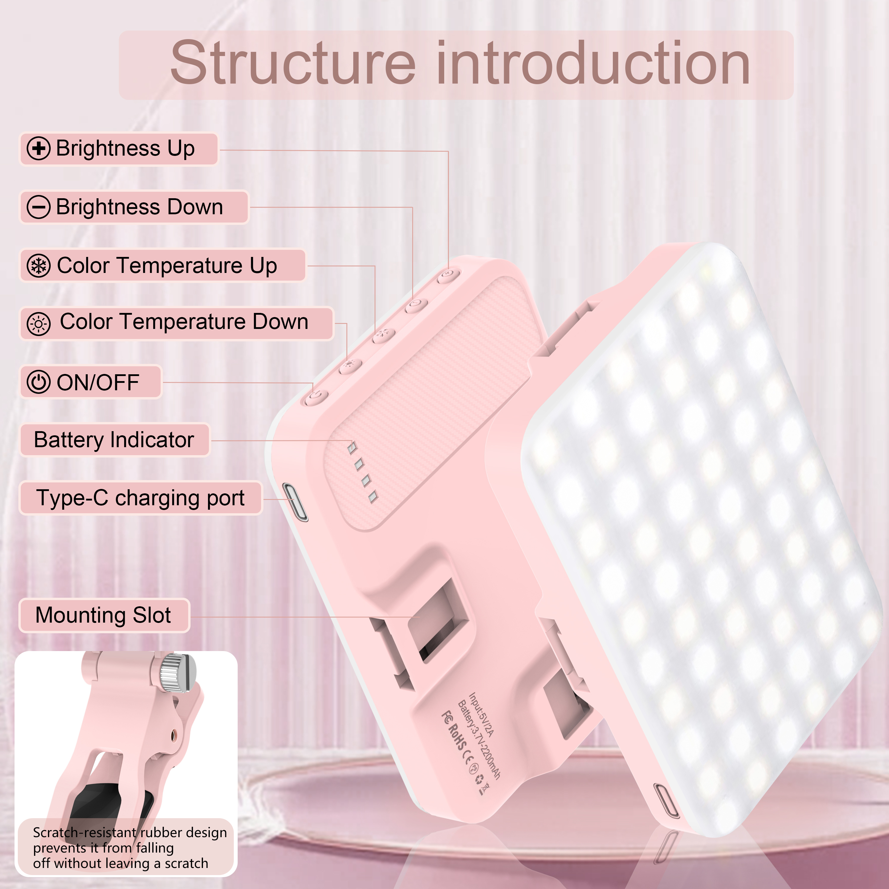 LED Selfie Light 60 High Power - Photography Lighting Product recensie en prijs