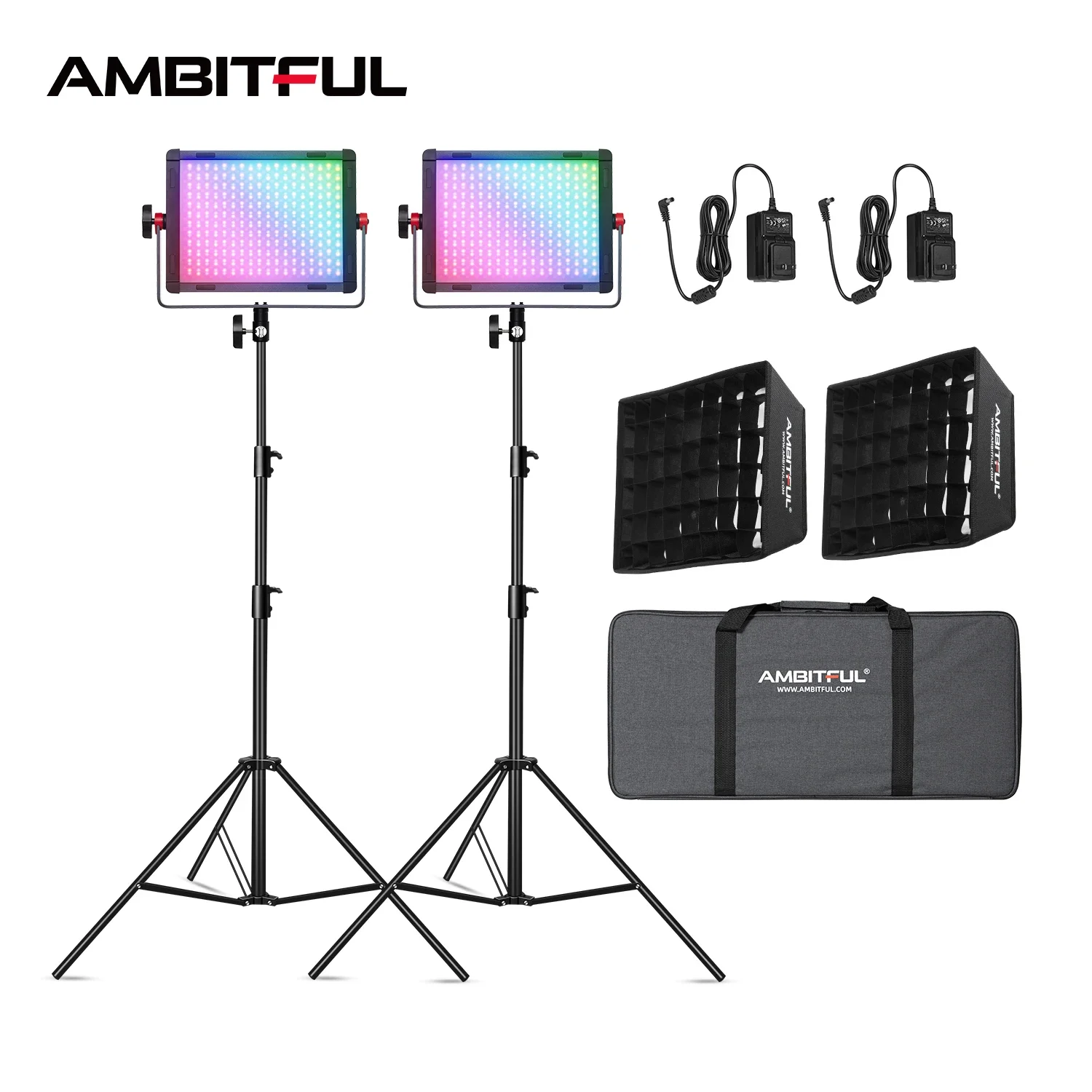 AMBITUFL P35R 30W RGB LED Vide - Photography Lighting Bag recensie en prijs