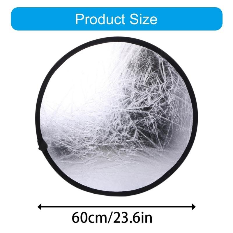2 in 1 55-60cm Light Mulit Col - Reflector Disc Silver recensie en prijs