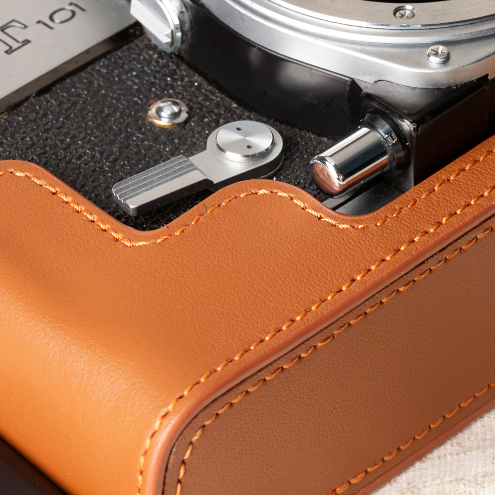 Genuine Leather Camera Half Ca - Photography Lighting Bag recensie en prijs