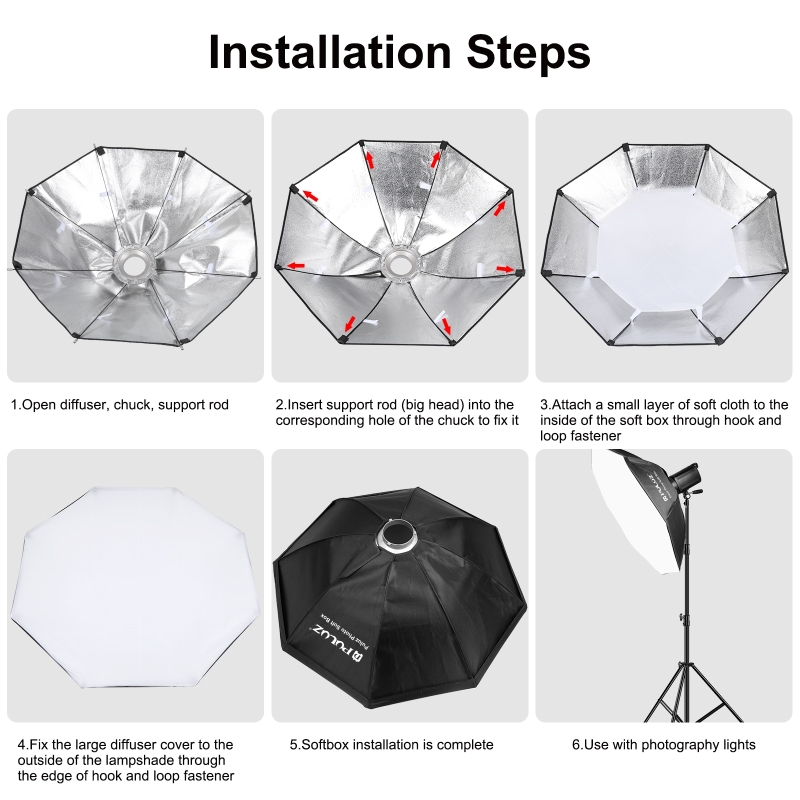 PULUZ 95cm Octagon Photography - Photography Lighting Diffuser recensie en prijs