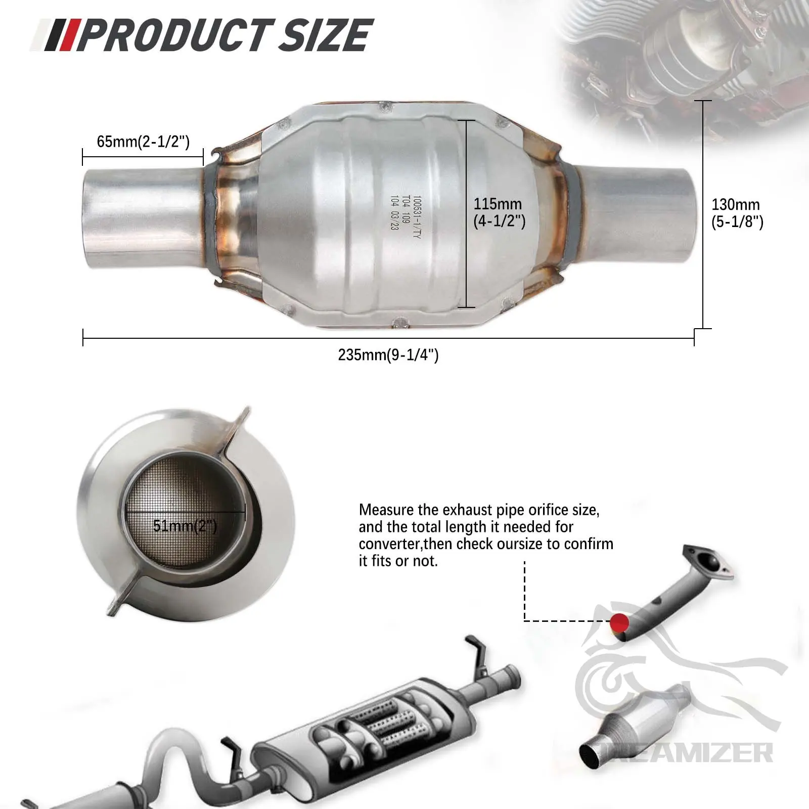 Three-Way Catalytic Converter  - Honeycomb Grid Filter recensie en prijs