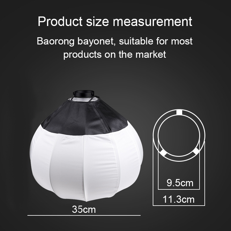 Bowens Mount Spherical Softbox - Photography Lighting Diffuser recensie en prijs