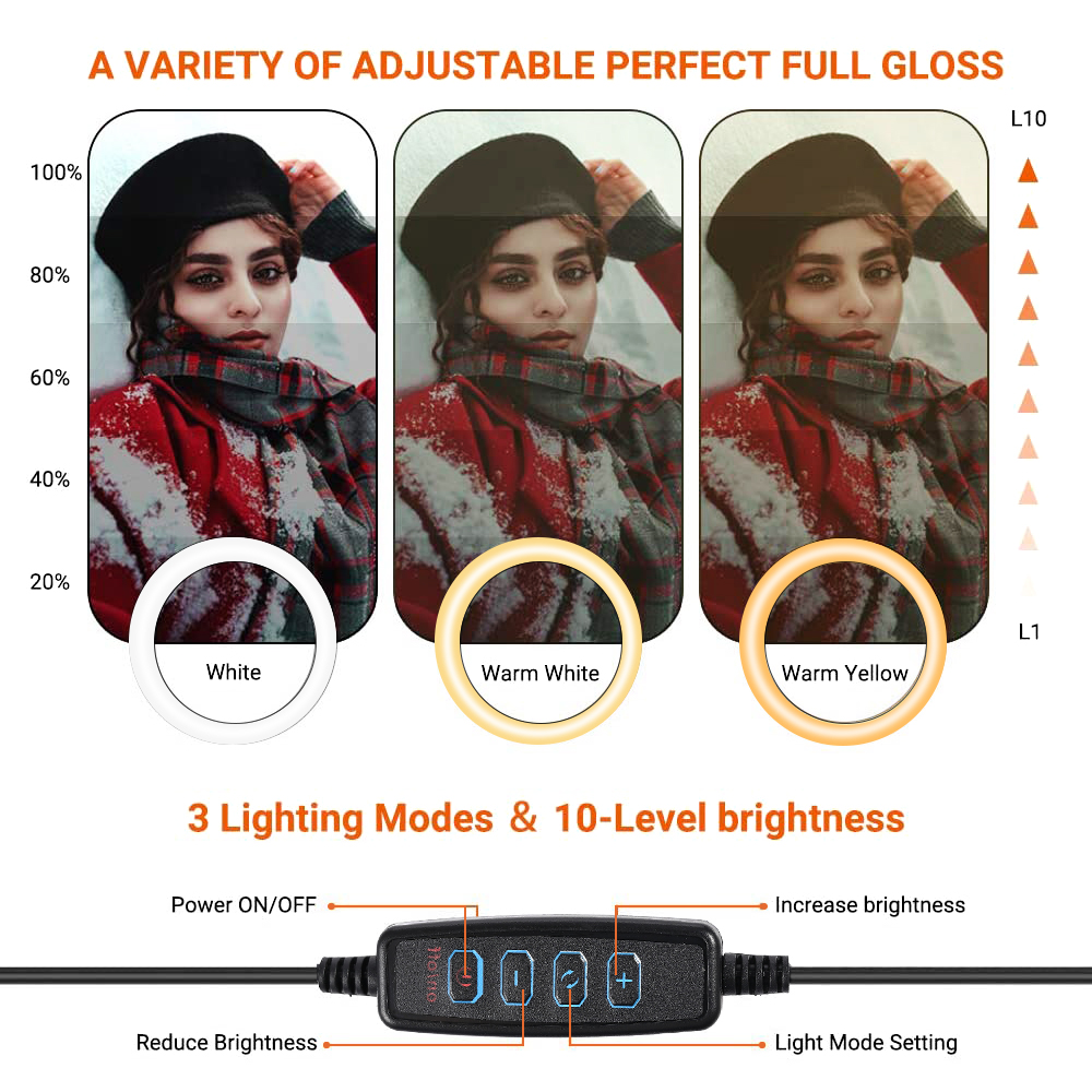 26cm 10 inch Led Ring Selfie L - Photography Lighting Product recensie en prijs