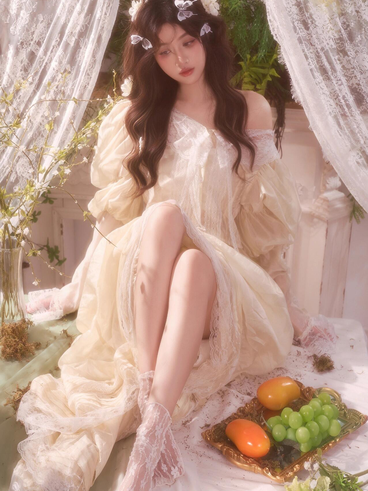 Light Wedding Dress Vintage Oi - Vintage Photography Lighting recensie en prijs