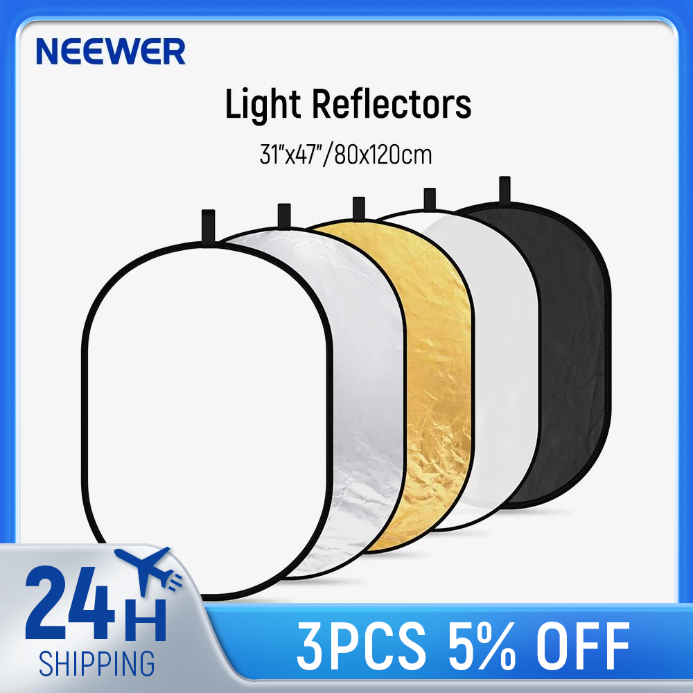 Neewer 5-in-1 Oval Professiona - Reflector Disc Silver recensie en prijs
