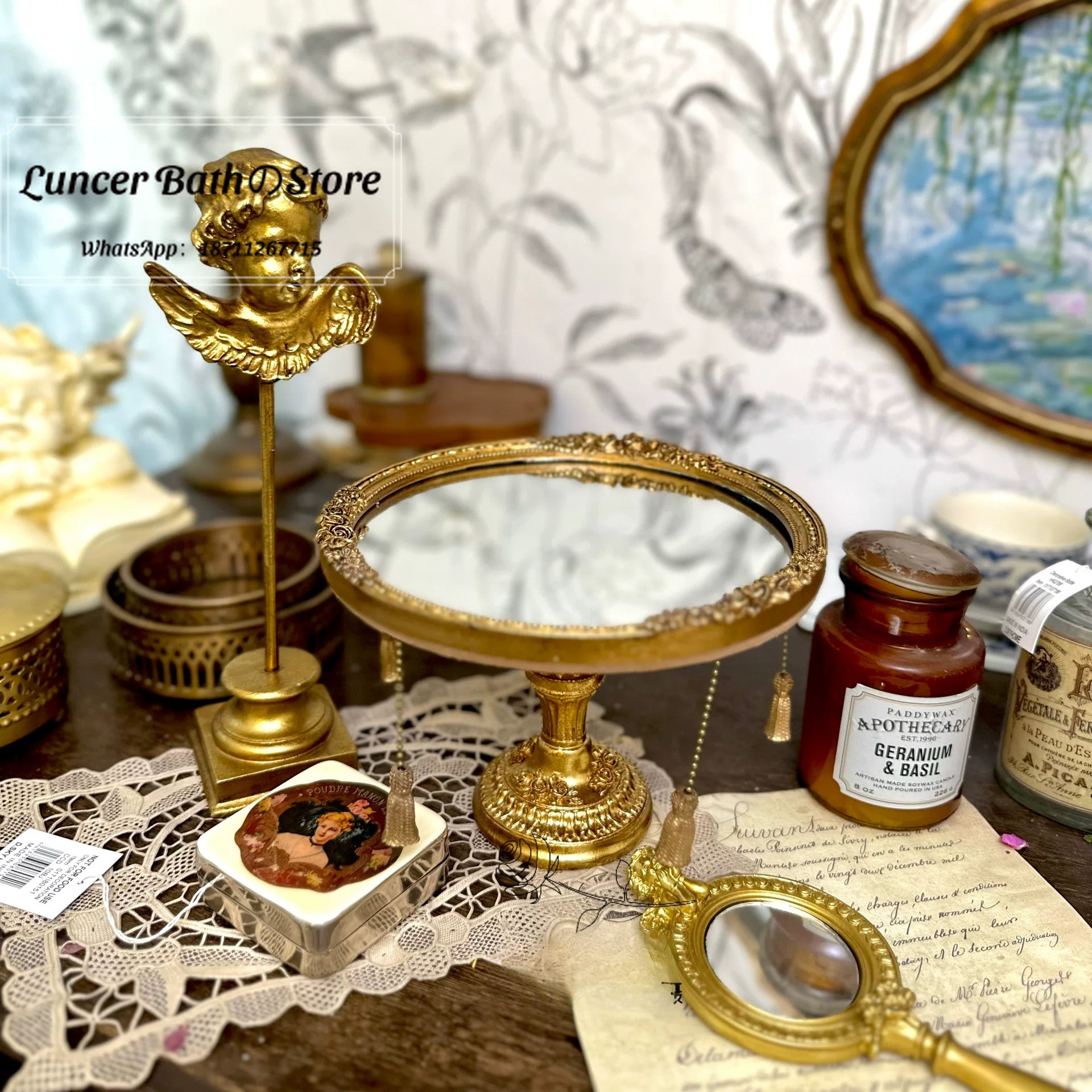 Vintage Court Ins Style Mirror - Vintage Photography Lighting recensie en prijs
