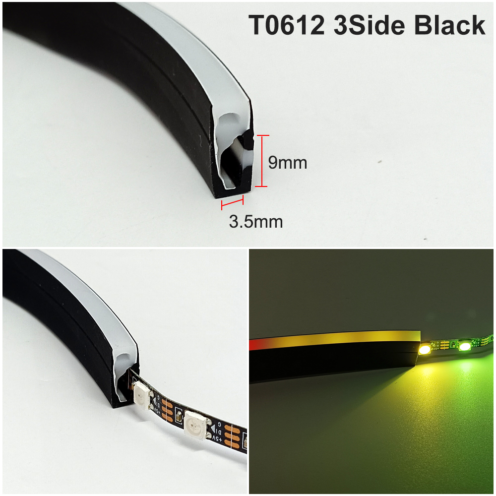 Black Silicone Tube LED Neon L - Diffusion Material Roll recensie en prijs