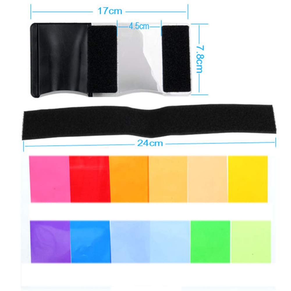 12 Colors Camera Flash Gels Li - Photography Lighting Product recensie en prijs