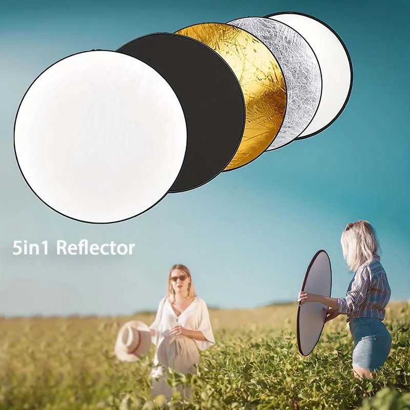 1pc Portable five in one refle - Reflector Disc Silver recensie en prijs