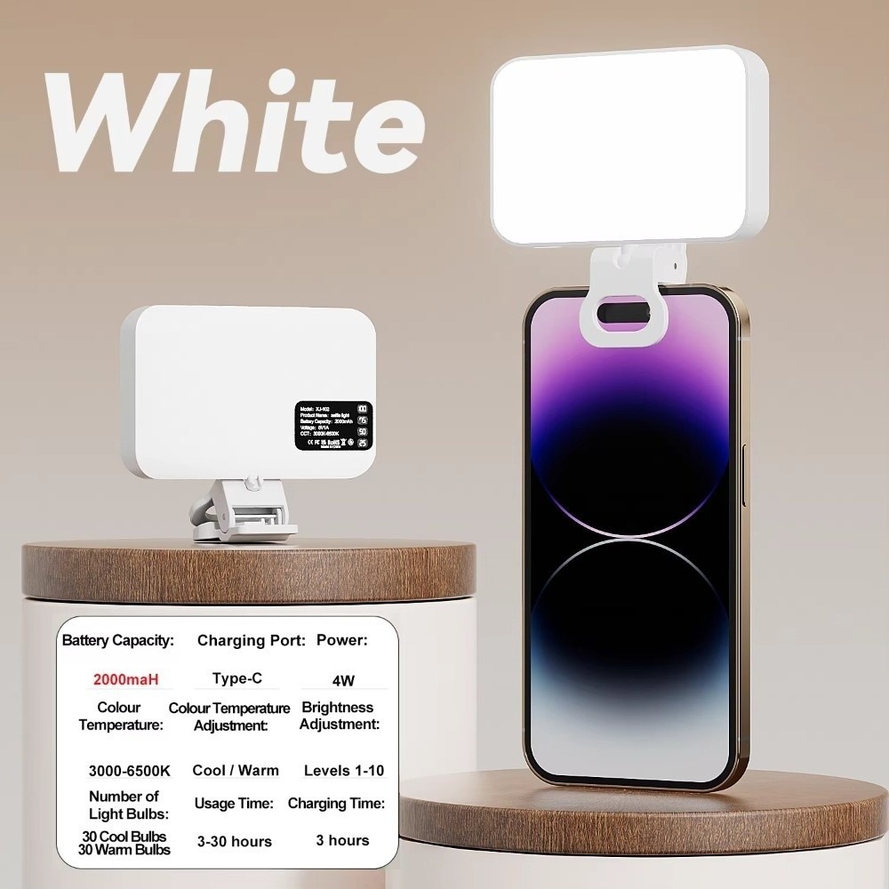 800/1000mAh LED Selfie Light U - Photography Lighting Description recensie en prijs