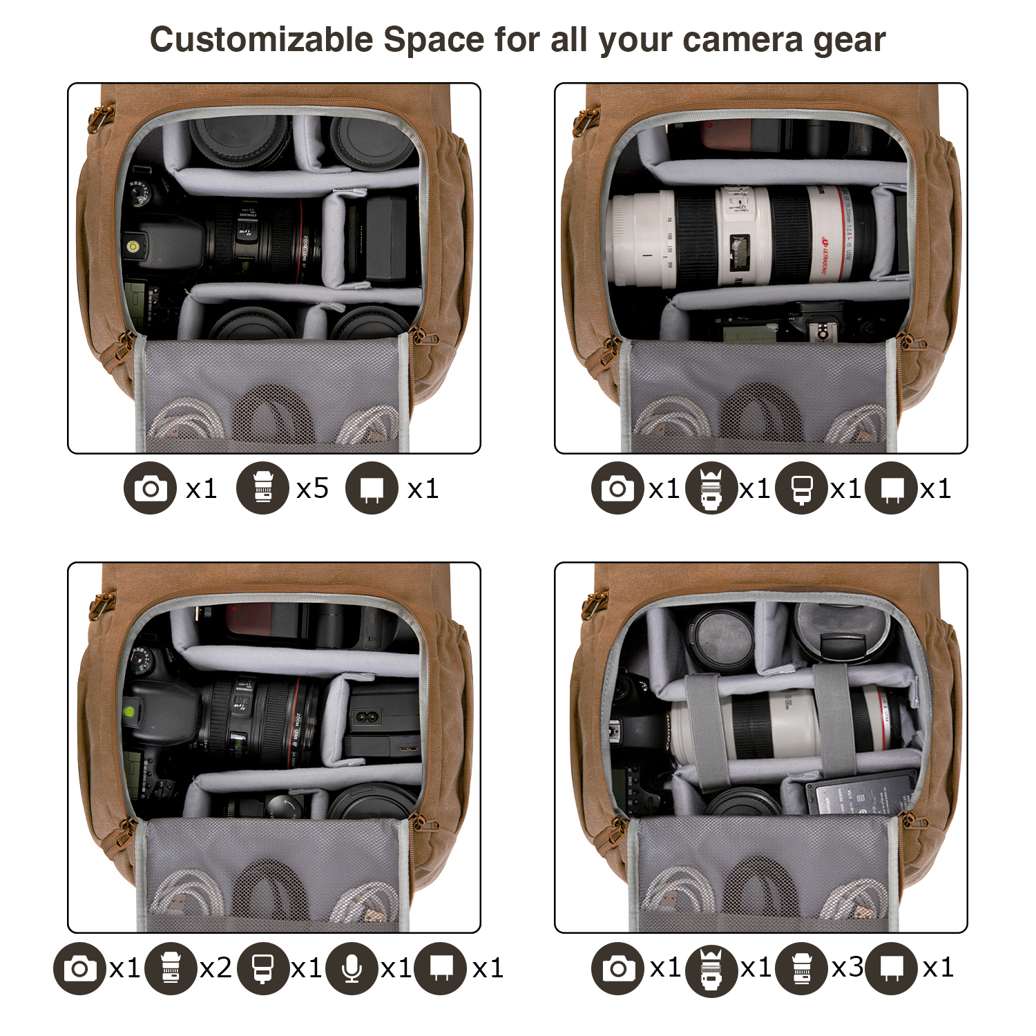 BAGSMART Camera Bag DSLR Photo - Photography Lighting Bag recensie en prijs