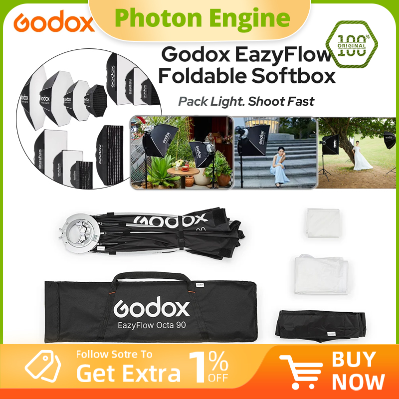Godox EazyFlow series Foldable - Photography Lighting Diffuser recensie en prijs